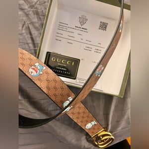 Never worn special edition Gucci belt